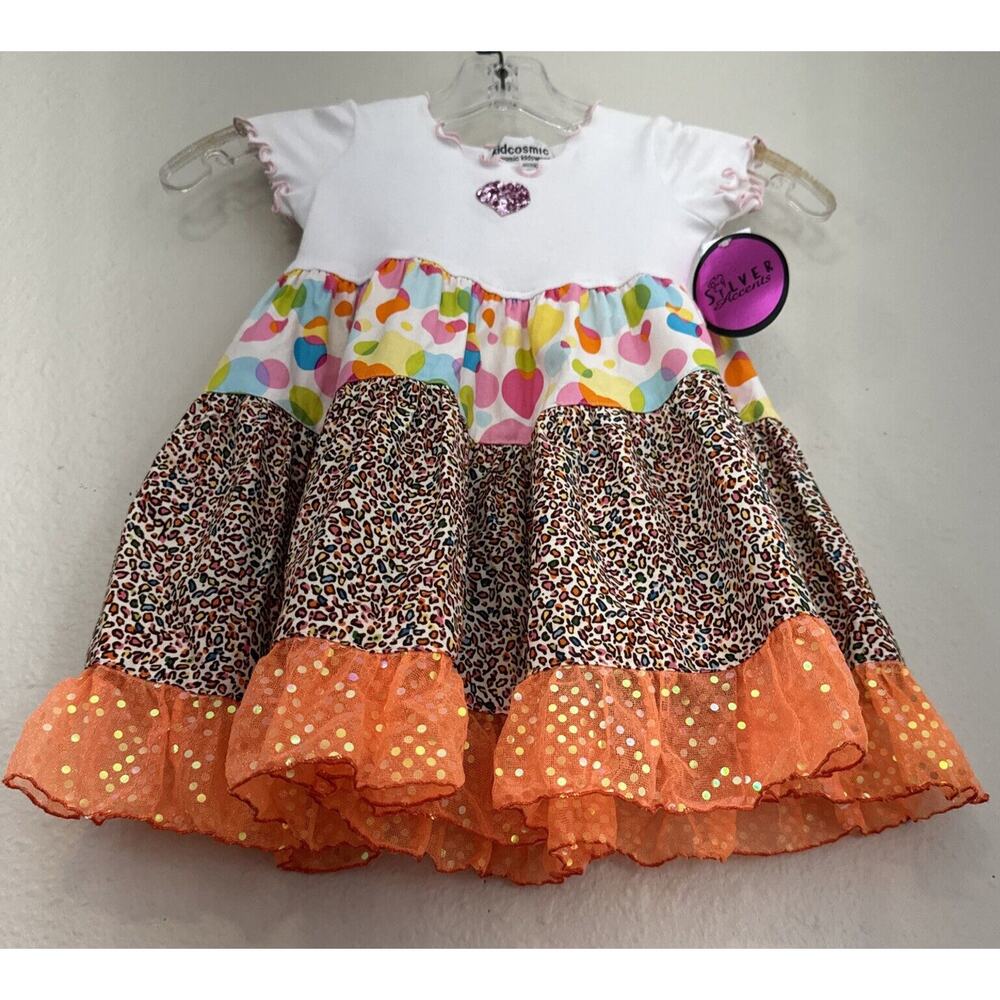Rainbow Baby Girl Dress 2T Coquette Y2K Boutique Aesthetic - Picture 4 of 11